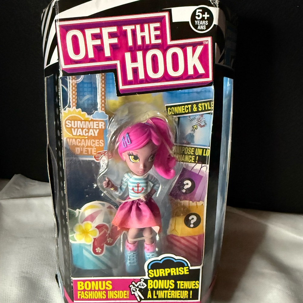 Off the Hook Summer Vacay Fashion Doll with Pink Hair